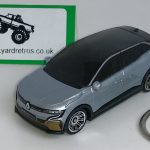 RENAULT MEGANE 2022 KEYRING / KEYCHAIN 1/56 SCALE SILVER