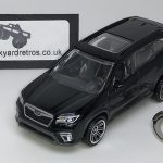 SUBARU FORESTER 2019 KEYRING / KEYCHAIN 1/56 SCALE BLACK