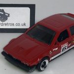 ALFA ROMEO GTV6 3LTR KEYRING / KEYCHAIN 1/64 SCALE RED
