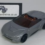 BMW I8 ROADSTER KEYRING / KEYCHAIN 1/56 SCALE SILVER