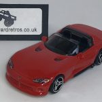 DODGE VIPER 1992 RT10 CABRIO KEYRING 1/56 SCALE RED