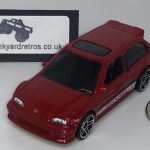 HONDA CIVIC EF 1990 KEYRING / KEYCHAIN 1/56 SCALE RED