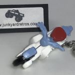 HONDA SUPER CUB MOPED HW KEYRING / KEYCHAIN 1/56 SCALE BLUE & WHITE
