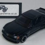 Mercedes Benz 1989 560 SEC AMG KEYRING KEYCHAIN 1/56 BLACK