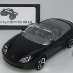 PORSCHE 911 996 SERIES CONVERTIBLE KEYRING / KEYCHAIN 1/56 SCALE BLACK