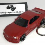 Mercedes Benz 1989 560 SEC AMG KEYRING KEYCHAIN 1/56 RED