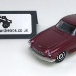 Volvo P1800S 1969 Keyring Keychain 1/56 Scale DARK RED