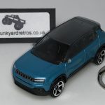 Jeep AVENGER 2023 Keyring Keychain 1/56 Scale TURQUOISE