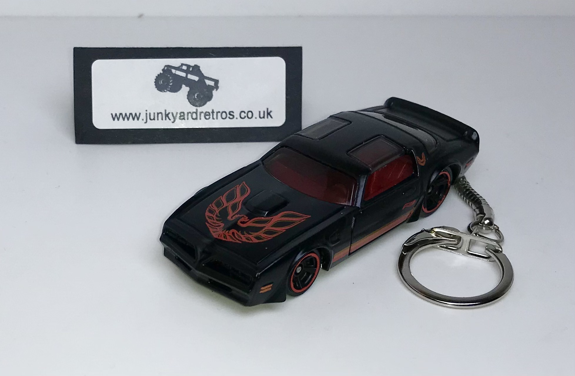 PONTIAC FIREBIRD TRANS AM 1977 BLACK AND RED