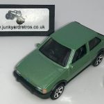 FORD FIESTA MK2 1983 KEYRING / KEYCHAIN 1/56 SCALE MINT GREEN