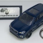 SUBARU FORESTER 2019 KEYRING / KEYCHAIN 1/56 SCALE DARK BLUE