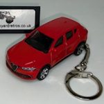 ALFA ROMEO TONALE 2023 KEYRING / KEYCHAIN 1/64 SCALE RED