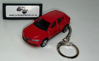 ALFA ROMEO TONALE 2023 KEYRING / KEYCHAIN 1/64 SCALE RED