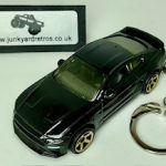FORD MUSTANG 2019 KEYRING / KEYCHAIN 1/56 SCALE BLACK