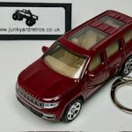 JEEP WAGONEER 2022 KEYRING / KEYCHAIN 1/56 SCALE DARK RED