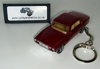 JAGUAR XJ6C COUPE 1977 KEYRING / KEYCHAIN 1/56 SCALE MET RED