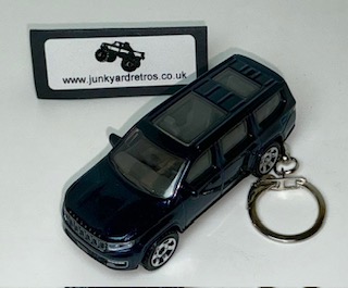 JEEP WAGONEER 2022 KEYRING / KEYCHAIN 1/56 SCALE DARK BLUE