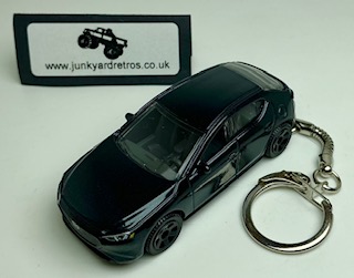 MAZDA 3 HATCHBACK 2019 KEYRING KEYCHAIN 1/56 BLACK