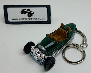 MORGAN 3 Wheeler KEYRING / KEYCHAIN 1/56 SCALE BRITISH RACING GREEN