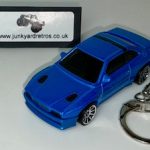 MASERATI SHAMAL KEYRING / KEYCHAIN 1/56 SCALE BLUE