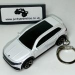 Mercedes Benz EQB 2024 Keyring Keychain 1/56 WHITE