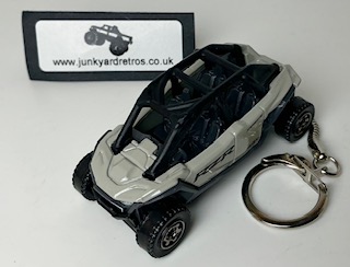 Polaris RZR ATV PRO R4 SPORT KEYRING / KEYCHAIN 1/56 SCALE GREY