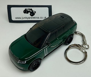 Range Rover PHEV 2024 KEYRING / KEYCHAIN 1/56 SCALE GREEN