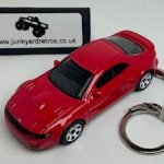 TOYOTA CELICA 1993 KEYRING / KEYCHAIN 1/56 SCALE RED