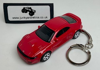 TOYOTA CELICA 1993 KEYRING / KEYCHAIN 1/56 SCALE RED