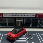 HONDA E 2020 KEYRING KEYCHAIN 1/56 RED
